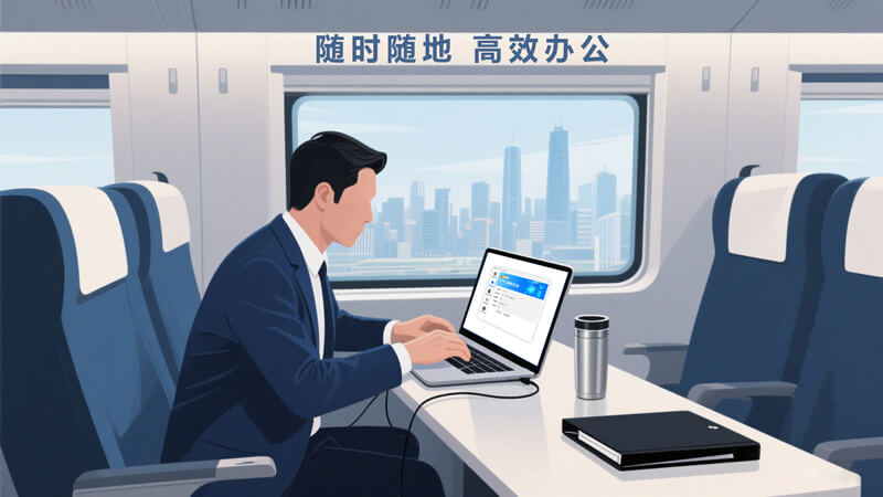 出差途中